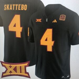 Cam Skattebo Black Vapor Stitched Jersey🖤